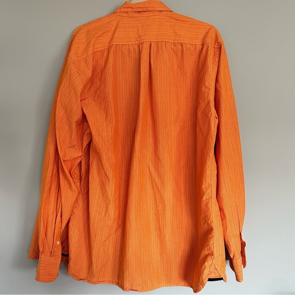 Men’s GAP Classic Button Down Orange Large L - Picture 12 of 13